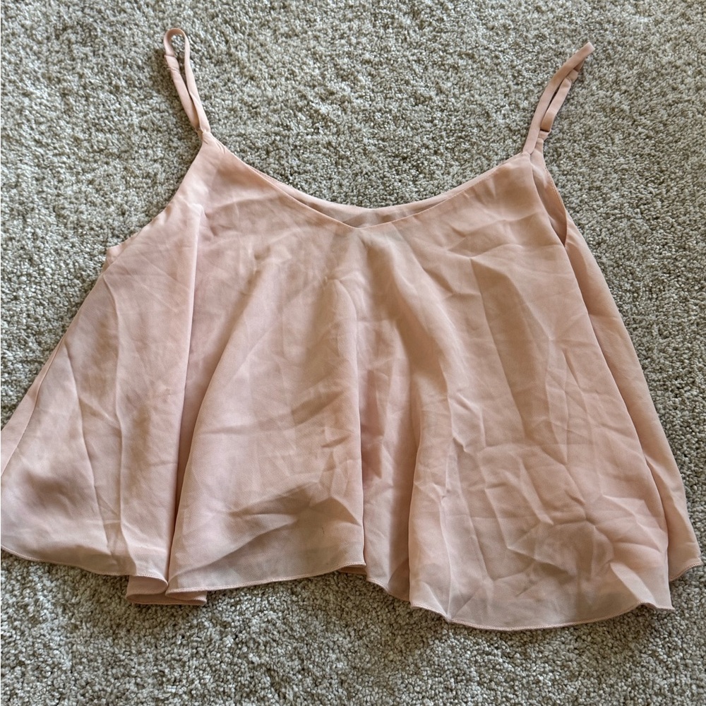 Women's Pink Spaghetti Strap Top